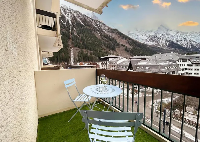 Hyper Centre Balcon Parking Prive * Шамони